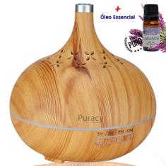 Umidificador Difusor Ar Aromatizador Quarto Bebe com Óleo Essencial La