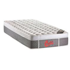 Colchão Solteiro Molas Ensacadas Pocket Gold Star Light Stress Oxygen New Plush Euro Pillow (78x188x34) - Castor