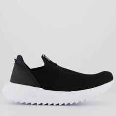 Tênis Fila Calzini II Feminino Preto e Branco-Feminino