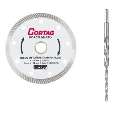 Disco Diamantado Porcelanato Cortag Branco