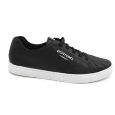 Tênis Feminino Bottero Couro Conforto Flatform 376601 Preto-Feminino