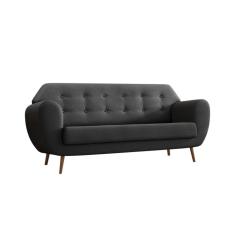 Sofá 3 Lugares Beegees Linho Grafite