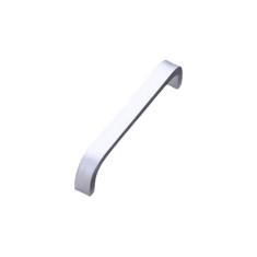 4/6/8/10/12 Polegadas Ouro Preto Prata Alças de Alumínio Porta de Cozinha Armário Alça Reta Puxadores Hardware de Móveis, 96mm Sólido, Prata, 2 Peças