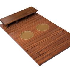 Esteirinha Bandeja Porta Controle Braço Sofá Mel