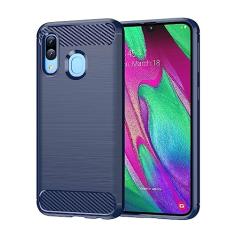 Capas para Samsung Galaxy A40.Caso básico,Botão de pressão flexível / 360 ° Proteção completa,Anti-fingerpirnts