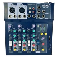 Mesa De Som Bluetooth 4 Canais P10 Usb Microfone Mp3 Player