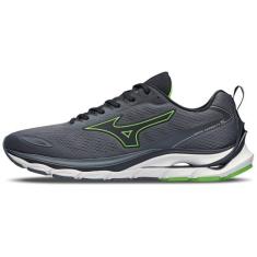 Tênis de Corrida Masculino Mizuno Wave Dynasty 5, Cinza, 43