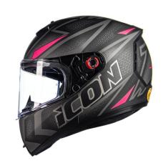 Capacete Moto Peels Esportivo Lançamento Icon Fast Original, 58, Rosa