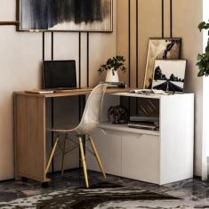 Escrivaninha Escritório 2 Portas Stanley - Miroo Móveis