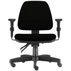 Cadeira de Escritório Giratória Executiva Ergonômica Sky L02 Crepe Pre