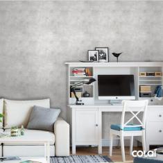 Papel De Parede Autocolante Adesivo Cimento Queimado Lavável - Colaí A