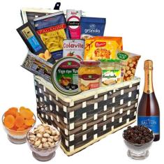 Cesta De Natal London Com 15 Itens