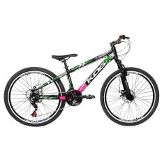 Bicicleta Aro 26 Flay KOG Freeride Full X25 Viking 18v Freio a Disco