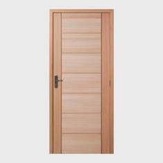 Kit Porta Pronta Maciça 214x89cm Eucalipto Direita Pm58 Quartier Cruzeiro Portas