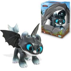 Dragão de Brinquedo Vinil Premium Como Treinar seu Dragão Dusk Pupee, 