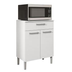 Balcão De Cozinha Para Microondas Valência Branco