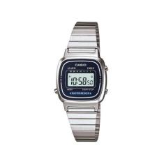 Relógio Casio Feminino Vintage Digital LA670WA-2DF, Prata