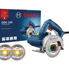 Serra Mármore Titan Gdc150 220v Bosch com 2 discos Maquifer