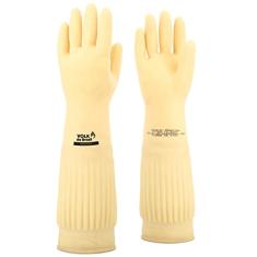 Luva de Látex Longa Ranhurada 40 CM Volk Super Resistente CA 15100