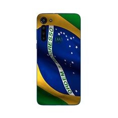 Capa Adesivo Skin628 Verso Para Motorola Moto G8 Power 2020
