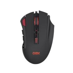 Mouse Gamer Oex Strike Ms315 12 Botões Macro 10.000 Dpi