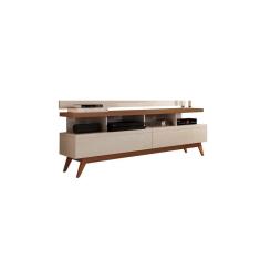Rack Vivare 1.6 Wood Off White/Freijo-Germai Móveis