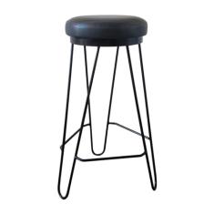 Banqueta Média para Cozinha Bar Balcão Bistrô Mesa Hairpin