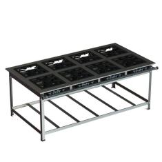 Fogão Industrial 30x30 P7 8 Bocas Baixa Pressão 8 QD - JL Colombo