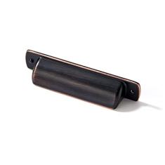 khtumeware Puxadores de gaveta de 7,6 cm de bronze polido a óleo puxadores de copo de armário de ferragens de cozinha puxadores de gaveta puxadores de furo central de 7,6 cm