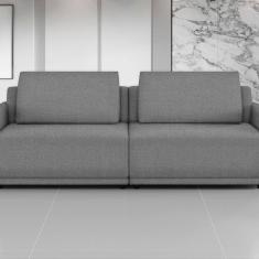 Sofá 2 Lugares 200 Cm Apolo Linho Grafite