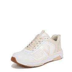 Vionic Walk Strider 001 Oxford feminino, Creme branco, 35
