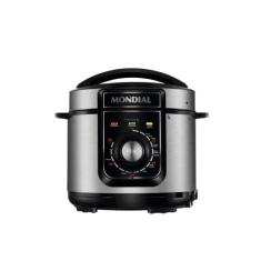 Panela de Pressão Elétrica Mondial 5L Pratic Cook PE-48-5L-I 900W Pret