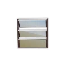 Janela de Alumínio Basculante 60x40cm Vidro Espelhado Plus Brimak