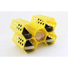 Sapateira Colmeia 5 Cavidades Porta Hall Quarto - Diversas Cores - Bem