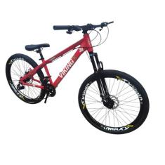 Bicicleta Vikingx Tuff 30 Aro 26 Quadro Aluminio 21V Freerider Freio H
