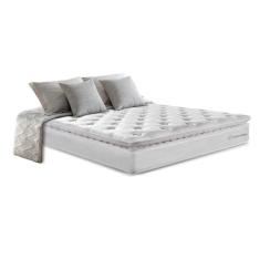 Colchão Casal Molas Ensacadas 138x188 Cama Inbox Confort Snow