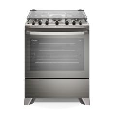 Fogão 5 Bocas Electrolux Cinza Experience Com Mesa Inox, Timer E Perfectcook (fe5tc) Bivolt