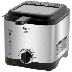Fritadeira Philco 1,8L Visor Inox 1200W Deep Fry 110V