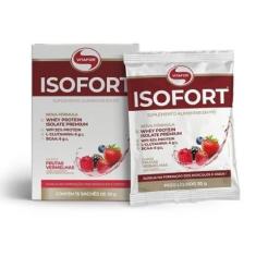 Whey Protein Isolado - Isofort - 15 sachês-Unissex