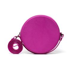 Bolsa Feminina Transversal Mini Bag Zíper Redonda Moderna