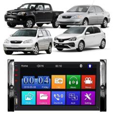 Kit Multimídia Mp5 Corolla Rav Filder Hilux Etios 7 Polegadas Espelham