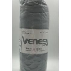 Lençol de Malha Casal 20 cm de altura Venesa, Grafite