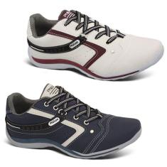Tênis Sapatenis Masculino Philos West Sapato Casual -Combo 2, Marinho,