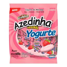 Kit 10 Pacotes Bala Azedinha Iogurte Mastigável 600gr cada - Ice Kiss