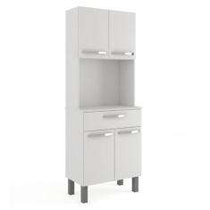 Armário de Cozinha Paneleiro 4 Portas 1 Gaveta Balli Branco - FIORELLO