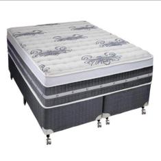 Cama Box Queen Castor Silver Star Air One Face Pocket 158x198x59 + Box