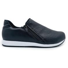 Tênis Careflex Slip On com Ziper Super Leve Confortável-Feminino