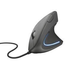Mouse Vertical Trust Verto Ergonômico 1600 DPI, 6 Botões, T22885