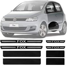 Soleira Resinada Premium Volkswagen Fox 2003 Até 2018 8 Peças