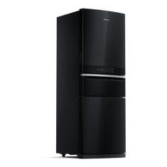 Refrigerador Brastemp Inverse 419l 3 Portas F/f Preto 220v